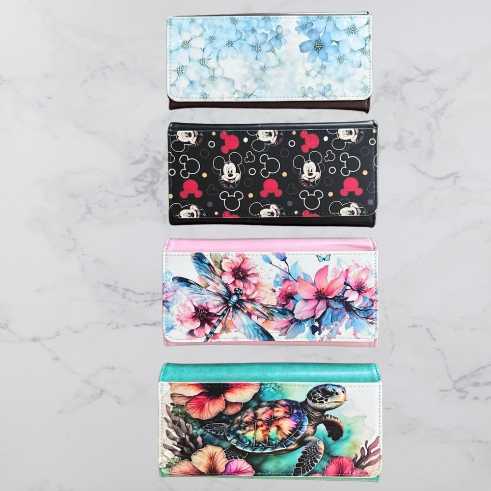 Women's Sublimation Tri-Fold Wallet